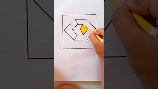 Op Art Cube Tutorial 😮💯 #shorts #khushidhapola