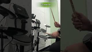 For beginners learning to play drums #shorts #rudiments  #drumnotation