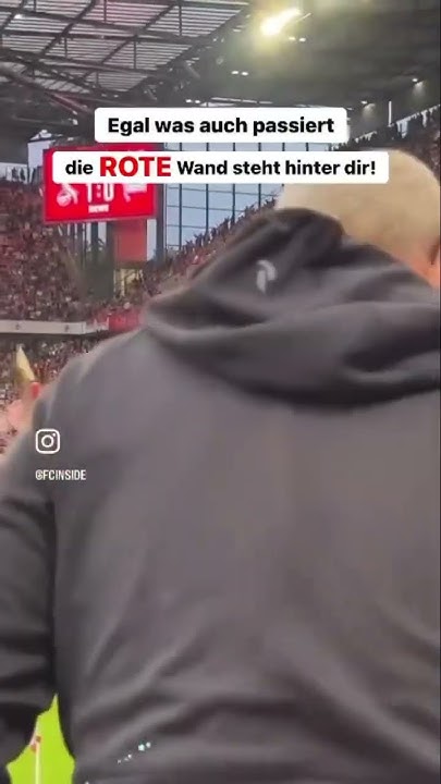 Egal Was Auch Passiert Die Rote Wand Steht Hinter Dir „Egal was auch passiert die rote Wand steht hinter dir“ ️🤍🗣️ Fans in