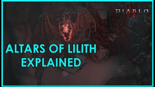 Diablo 4 Altars of Lilith Explained