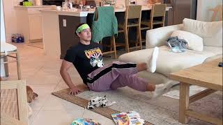 Lounge Chair Scissor Kicks