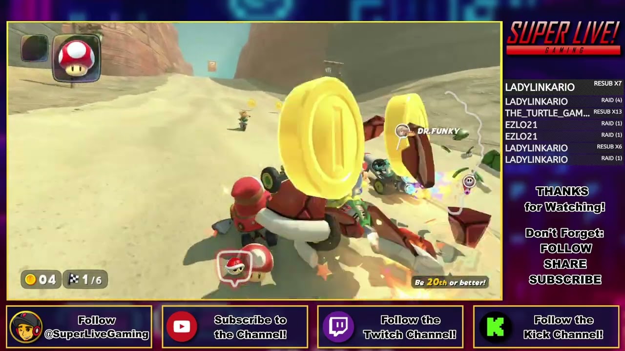 Mario Kart World - Online Racing - Twitch Archive [5.11.26] | Super Live Gaming