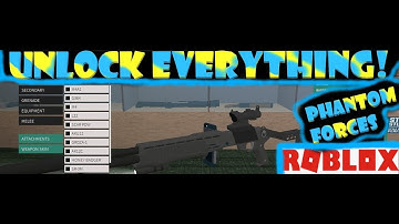 Roblox - Phantom Forces - Unlock everything instantly!!