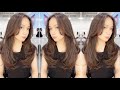 How to cut a Beauty Long Layered Haircut With Curtain Bangs | Layered Cutting Techniques