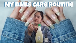 HOW TO GROW LONG NAILS (nail care routine)