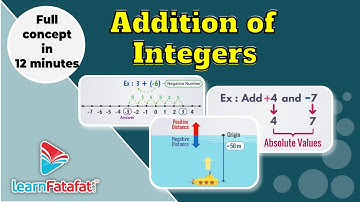 Class 7 Maths Integers - Addition of Integers - LearnFatafat