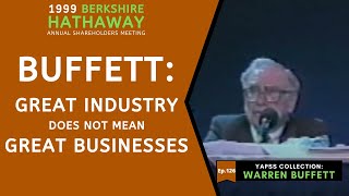 Warren Buffett on AT&T and Communications Industry | BRK 1999【C:W.B Ep.126】
