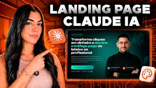 Claude Design e Claude Chat: COMO CRIAR LANDING PAGE COM IA (Tutorial Completo)