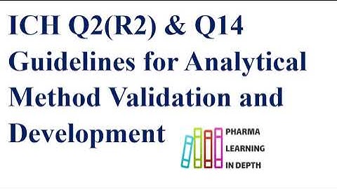 ICH Q2R2 & Q14 Guidelines for Analytical Method Validation and Development