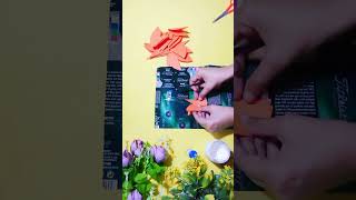 Cute Handmade Paper Flower Tutorial 🌸 Easy DIY Paper Flowers | Beautiful Craft Ideas for Beginners