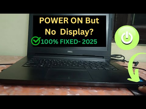 100 SOLVED- Laptop POWER ON But Display Blank NO Display - NEW 2025