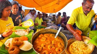 ஊறவச்ச மெதுவடை, நெய்மணக்கும் பொங்கல் ஒரு புடி பிடிக்கும் மக்கள்