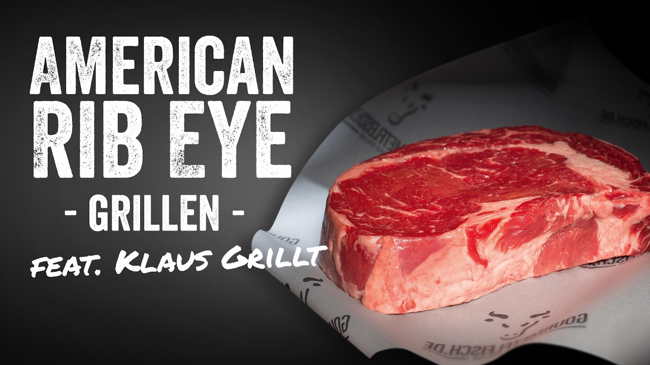 Gourmetfleisch.de US Ribeye Steak richtig grillen feat. Klaus grillt