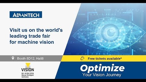 Join Advantech and partners at Vision 2024