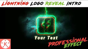 Lightning Logo Reveal Intro In Kinemaster|How to Youtube channel intro on Mobile