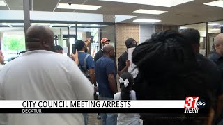 6 face charges following Decatur City Council meeting