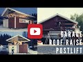 DIY GARAGE ROOF RAISE BY 2 POSTLIFT