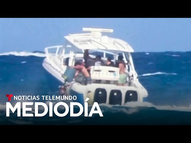 La policía busca a jóvenes que grabaron lanzando basura al mar en Florida | Noticias Telemundo