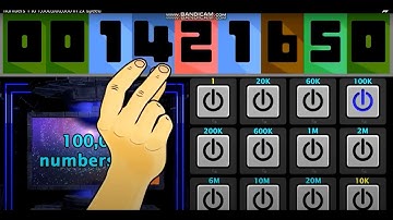 numbers 1 to 1,000,000,000 in 4x speed