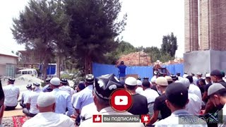 Judayam chiroyli Azon Terak qishloģi MullaNazarOxunJome yangi masjididagi eng birinchi azon...