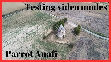 Parrot Anafi video modes test 4k - cineshots, smartdronies, cameraman, zoom