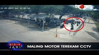 Aksi Maling Motor di Lingkungan Kampus 'Pelita Harapan' Terekam CCTV