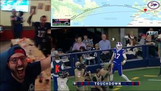 LIVE REACTION 28-11-19: il touchdown di Josh Allen, festeggiato dai BillsBackersItaly!!!