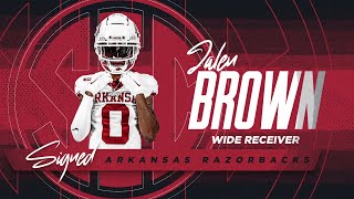 NEW Arkansas WR Jalen Brown HIGHLIGHTS Florida St/LSU Transfer