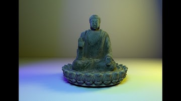 Buddha 3 Point Lighting Short video.In Maya | Artist