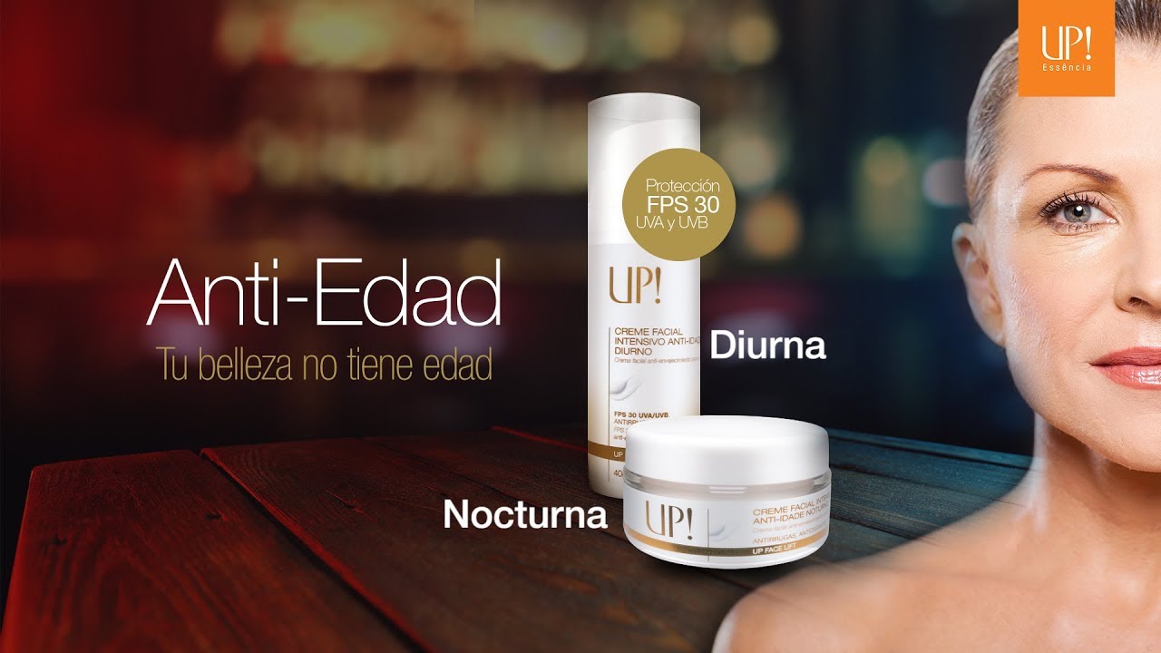 Anti-edad UP!: Crema Facial Intensiva Diurna e Nocturna - YouTube