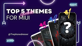 Top 5 Gaming Themes FREE |Miui 12|BlackShark|Lenovo|Redmagic|Asus|Xiaomi Devices! #Themereboot screenshot 2