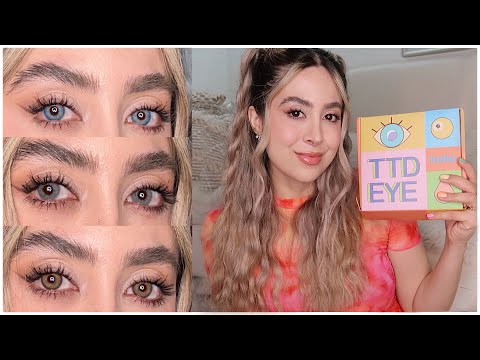 PROBANDO LENTES DE CONTACTO DE TTDEYE ¿VALE LA PENA EL HYPE?