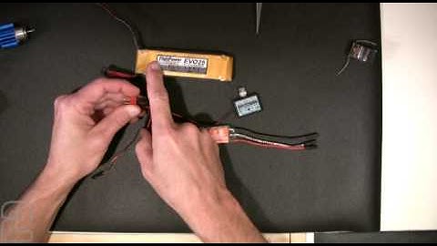 RC Motor and ESC Wiring - Part 1