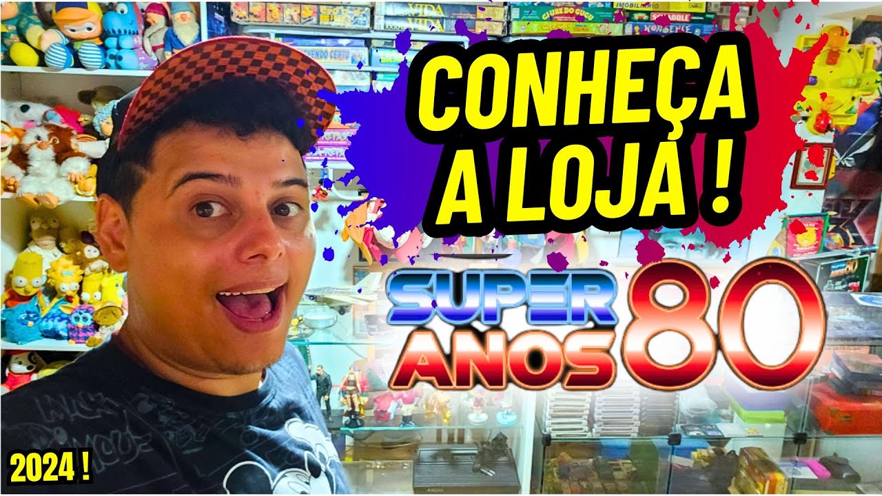 A NOVA Super ANOS 80 A LOJA Mais RETRO do BRASIL !