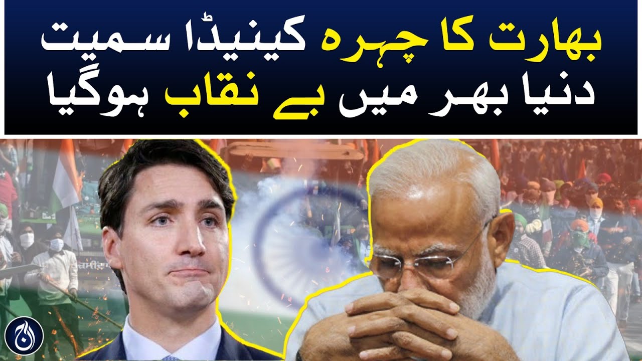 India’s real face is exposed in Canada and across the world - Aaj News