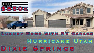 Luxury Home with a 5 car garage in Dixie Springs, Hurricane Utah