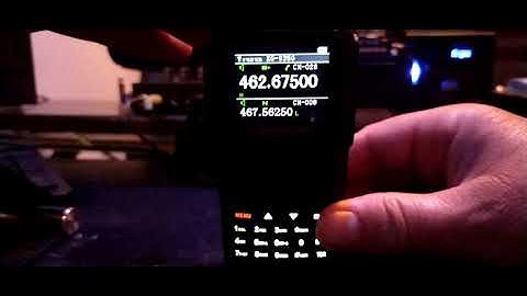 Wouxun KG-935G scan areas & primary channel scan operation.