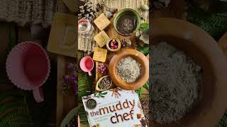 Mud Kitchen Cookbook for kids #mudkitchenideas #mudkitchen #natureplay