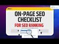 On Page SEO Checklist 2022: Optimize Every Page on Your Site (Ultimate Guide)