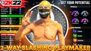 How I made the BEST TWO WAY SLASHING PLAYMAKER w/ CONTACT DUNKS for REBIRTH on NBA 2K22 CURRENT GEN