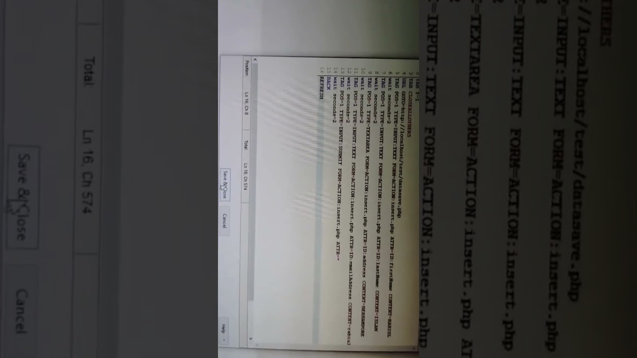 Data Entry using Imacros