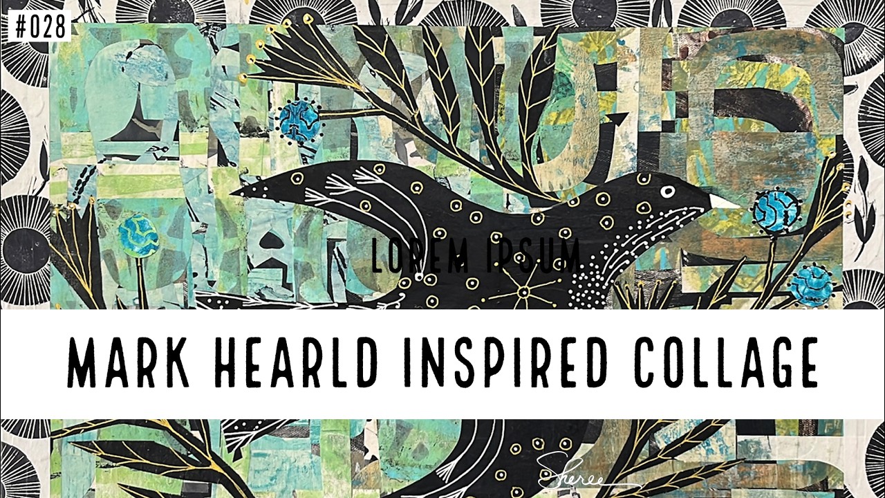 Mark Hearld Inspired Paper-Cut Bird Collage | A Mixed Media Creation