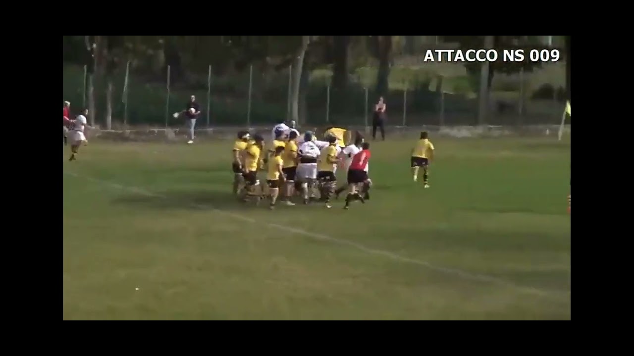 Luca Ruggeri - Rugby - Pick&Go from a Scrum & 2vs1 & Try Assist