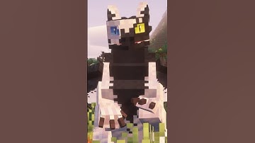 How to train your Dragon in Minecraft #shorts