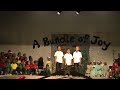 2022 Pre School Christmas Play titled "A Bundle of Joy".