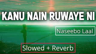 Kanu Nain Ruwaye Ni - Naseebo Laal || Slowed and Reverb || Bass Boosted || Pakistani Song