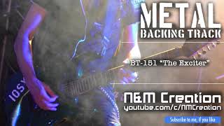 Video thumbnail of "Extreme Loud Rock/Metal Backing Track in C♯m | BT-151"