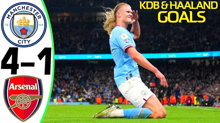 Manchester City vs Arsenal 4-1 - Goals and Highlights 26/04/2023 💥 DE BRUYNE & HAALAND
