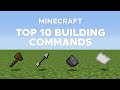 My top 10 minecraft building commands