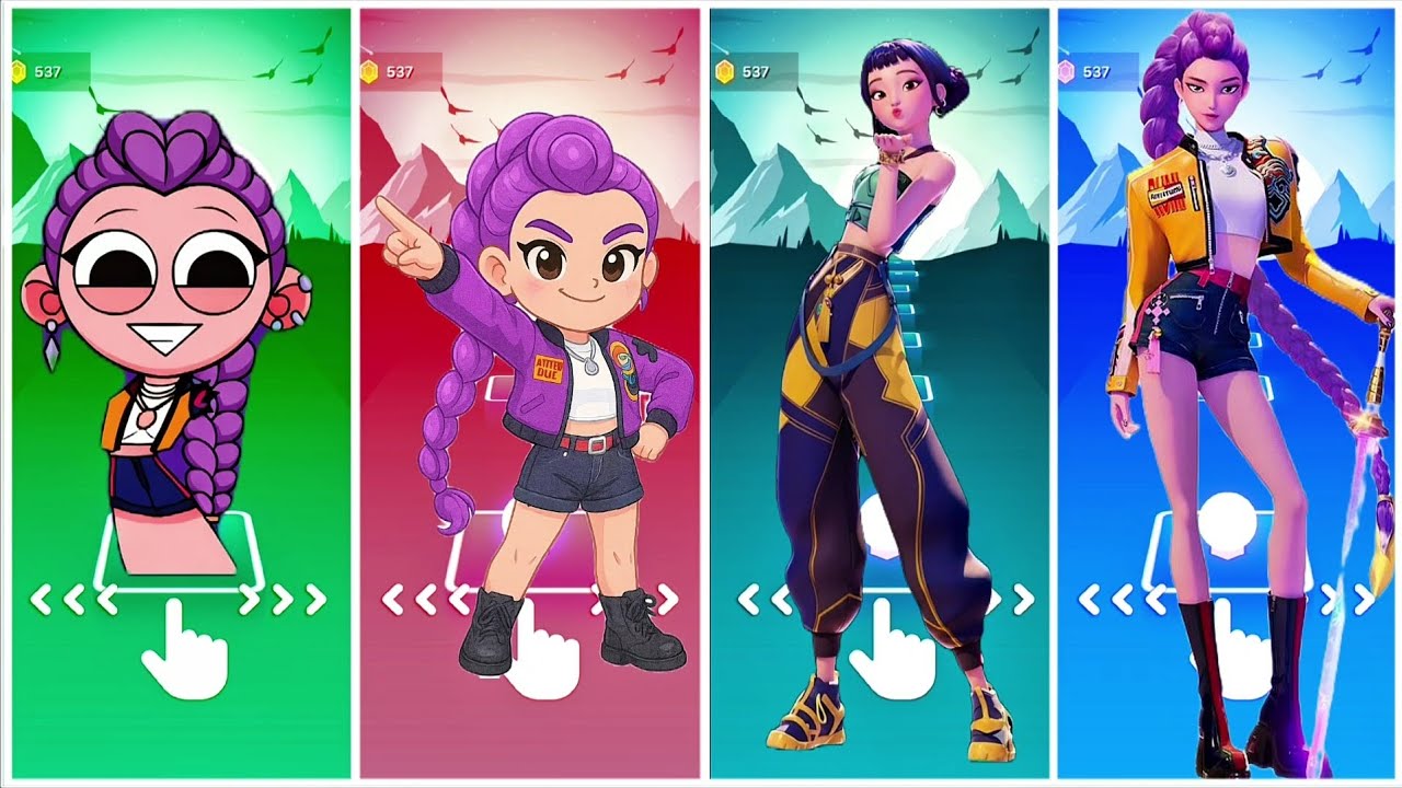 K-Pop Demon Hunter | Tiles Hop